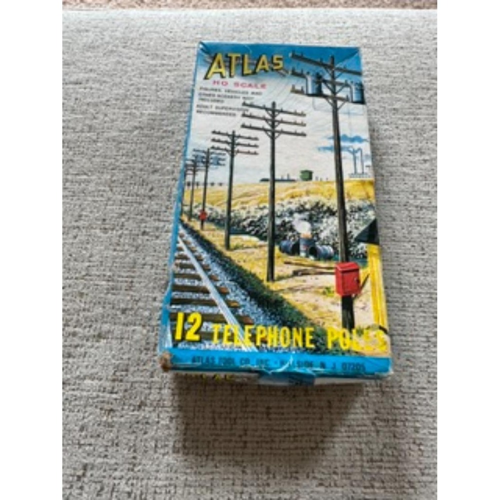 Atlas 775 HO Scale 10 Telephone Poles